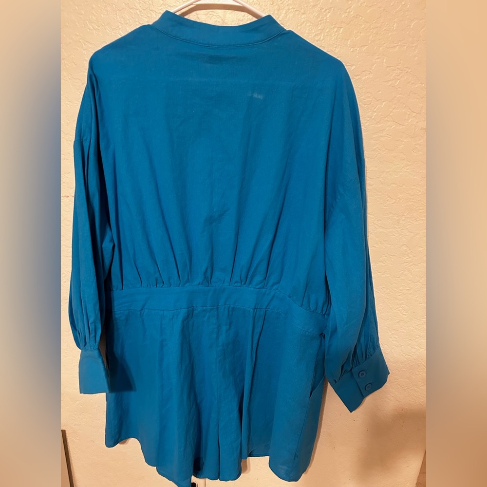 🛼SHEIN Vibrant Blue romper short size 2XL long sleeve GUC… - Picture 7 of 10
